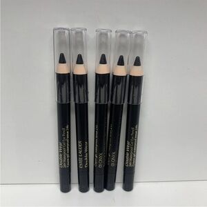 5X Estee Lauder Double Wear Stay-in-Place Eye Pencil 01 Onyx Travel Size
